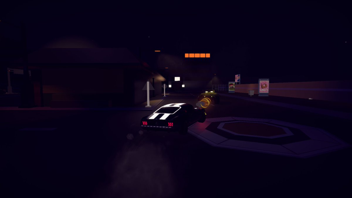 WildRideGame's tweet photo. A New Light On The Case..🗞

We have improved the lighting in #wildride for the Town map at night mode making it both easier to see the enemies and make the overall experience of playing feel better🚗

#indiedev #gamedev #indiegogo #Kickstarter #indie #games #leveldesign https://t.co/ZCwbZb3CWD