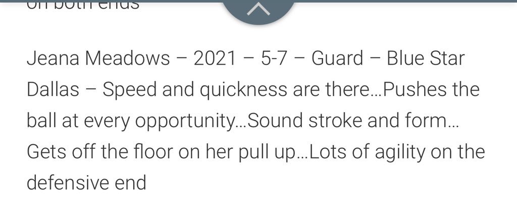 BSTALLSTARS's tweet photo. Good job Jeana Meadows #2021sleeper #werbluestardallas #wepostscholarshipsnotoffers https://t.co/f79nV9mOmA