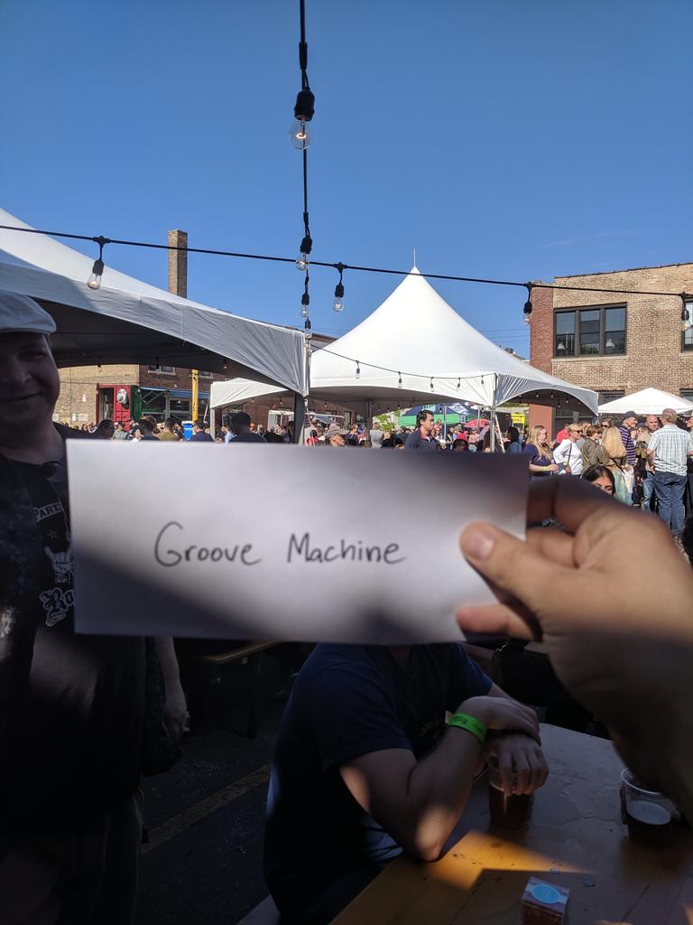 GrooveWitness01's tweet photo. Ready to rock Mayfestiversary! We start at 5pm. I guess this means we have to change our name. https://t.co/Ci9LMbGyhK