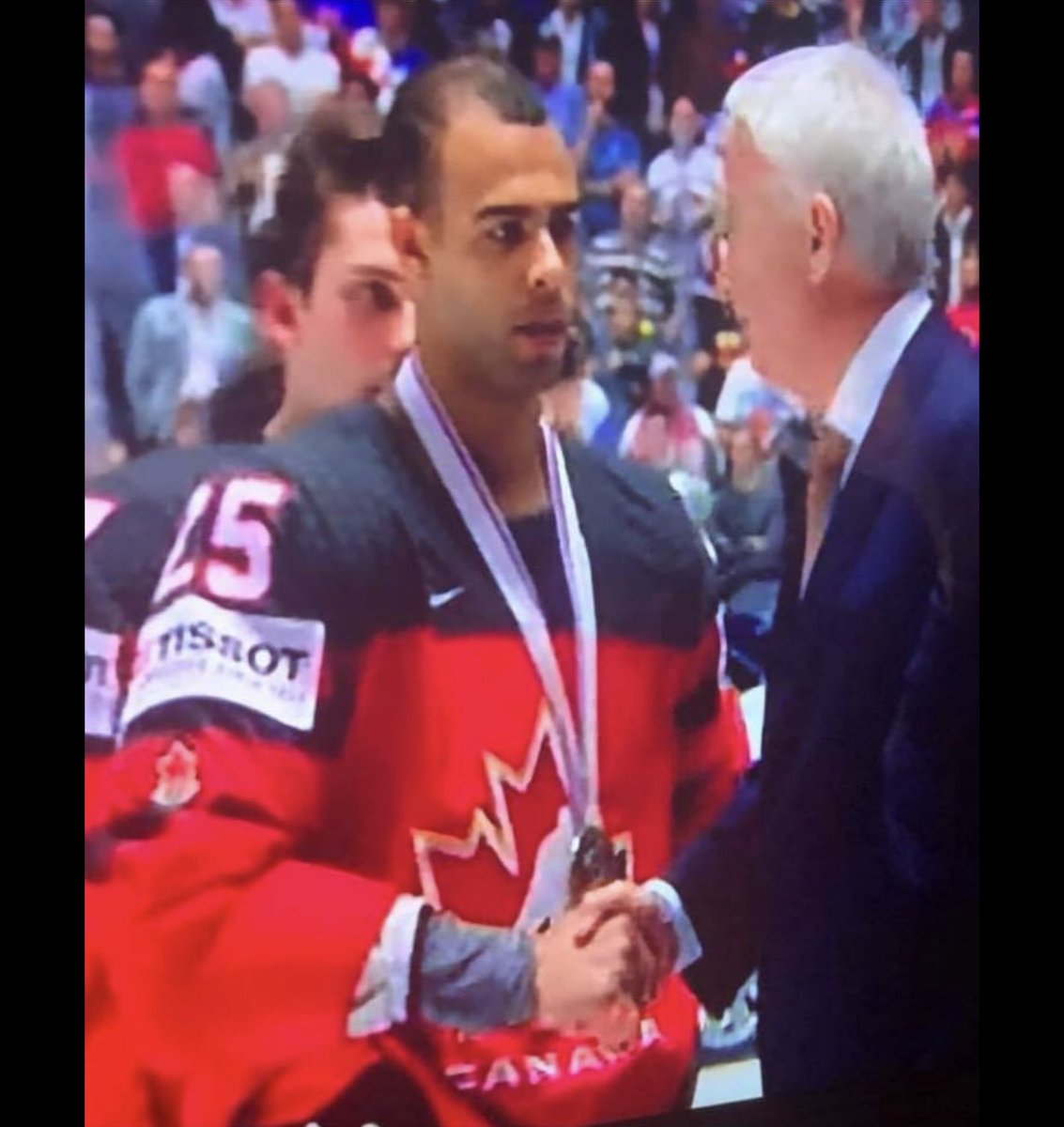 Joonasmanninen's tweet photo. @drtwofive why so serious? #iihfworlds2019 #mmfinaali https://t.co/tVnlhM2Jb8