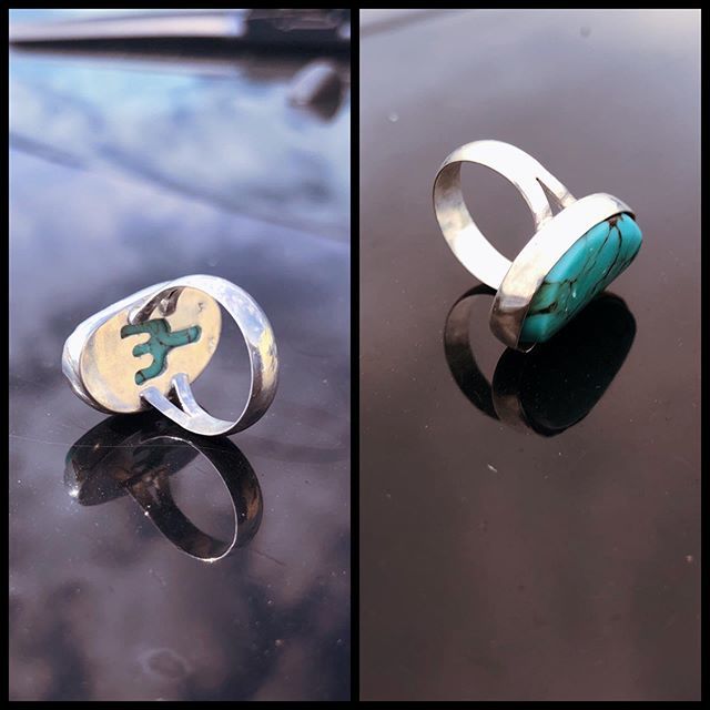 Turquoise Ring for my Sister’s Bday! ✌🏻🤩 🌵#missmessdesigns #handmadejewelry #psimadethis #indiebiz #madeinthemidwest #stlstyle #stlartist #silversmith #turquoisejewelry #cactus #createcoolshit #makesomething #solopreneur #entrepreneur #jewelrybiz bit.ly/2Mbsyb5