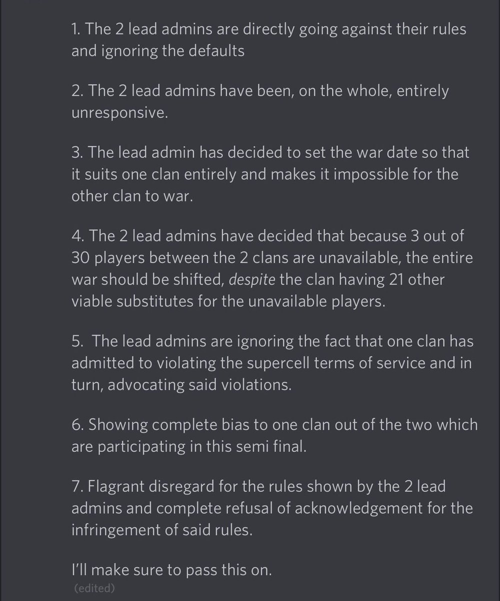 Context for our friends. We love our buds in Reddit Argon and unfortunately for them, they cared more about <a href="/EliteWarLeague/">Elite War League</a> than their admins did.
