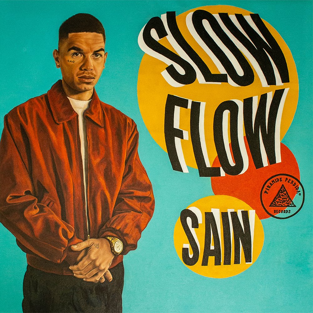 sain's tweet image. Essa é a capa do #SlowFlow, família! A ideia foi combinar fotografia com artes  plásticas. A foto ficou por conta do meu mano Marco Grilo e a pintura quem assina é o brabo Nikolas de Murtas, certo? 

Pegou a vz? 

Dia 07 de Junho, Slow Flow tá na pista!

@PiramidePerdida