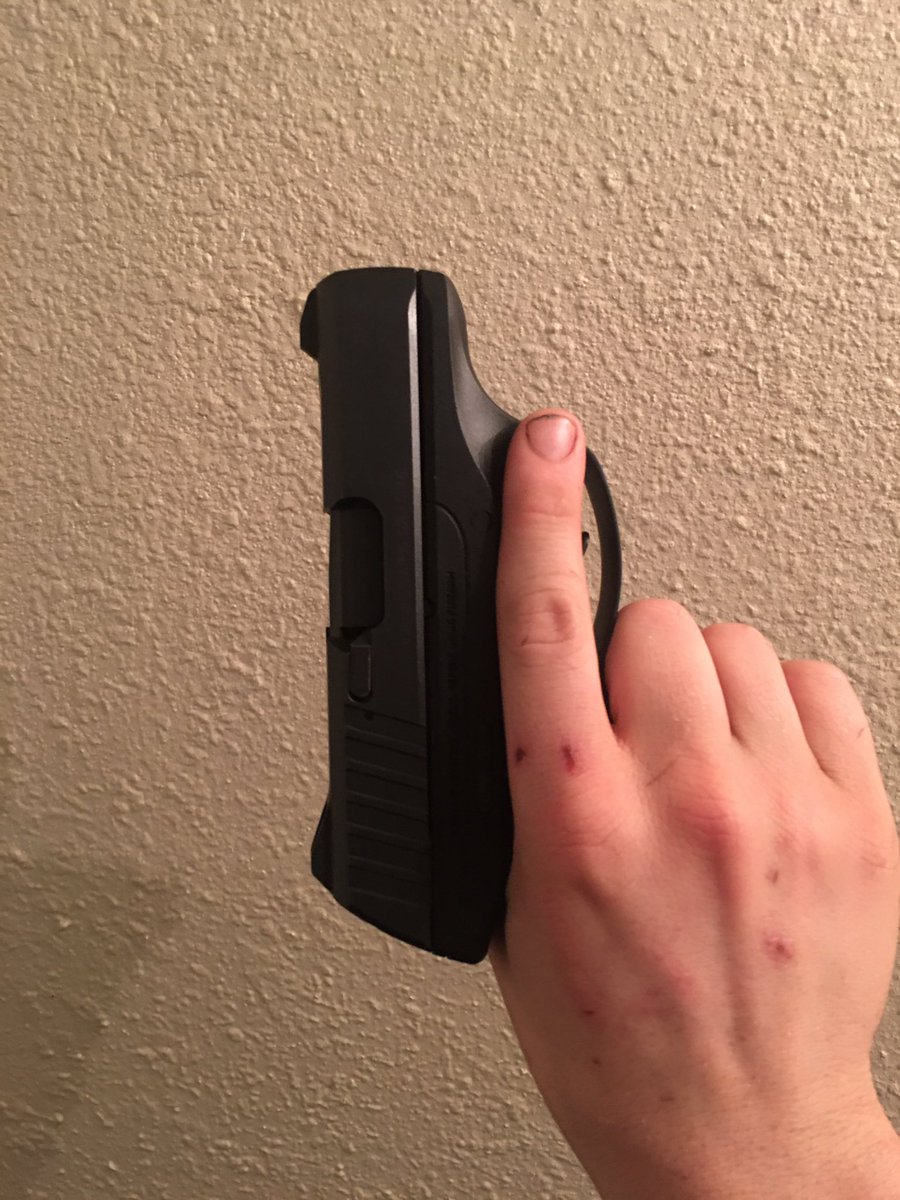 PoC_Groyper's tweet photo. Bought my first firearm to defend myself and my property.  Lets just say... I have too many valuables to not be carrying IMHO. I can $BURST 7 caps in your HDD before you can say, “PoC3 is just a gimmick anyway...”<--LIE. What you think Kangz? https://t.co/VQtKli9dvK