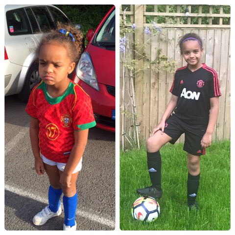 Didsfootygirls's tweet photo. Meet OJ. She wasn’t sure about #SSEWILDCATS footy at 6. At 8 she signed for U10 @ManUtdWomen @Cazhulme9 @bluestar_fc 
Another of our clubs successes at inspiring girls to find &amp; follow dreams @MFA_WG 👏👏👏 https://t.co/N2yxOJAtNv