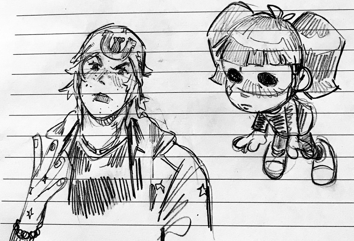 some doodles between note taking <:'] 