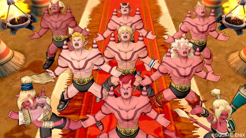 鈴山まさこはﾙﾃﾞｨｰﾅとせびれよわい Pe Twitter バグド王のパンツ実装と 戦の舞もといオーグリードエクササイズが好きすぎて勢いで撮ったけど二枚目だとくどすぎるかw バグド王や従者の戦の舞好きなんだよ 5000年の旅路 Dq10写真コンテスト