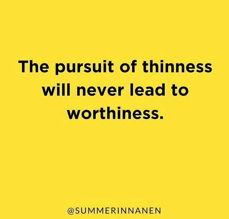 BeatEDs's tweet image. The #pursuit of thinness will only lead to #illness, #poorhealth, and #poorbodyimage. Your #worth is SO much more than a number on an unintelligent #machine. #youareworthy #selftalk #bodyimage #beachbody #dietculture #edrecovery #nutrition #mealplan