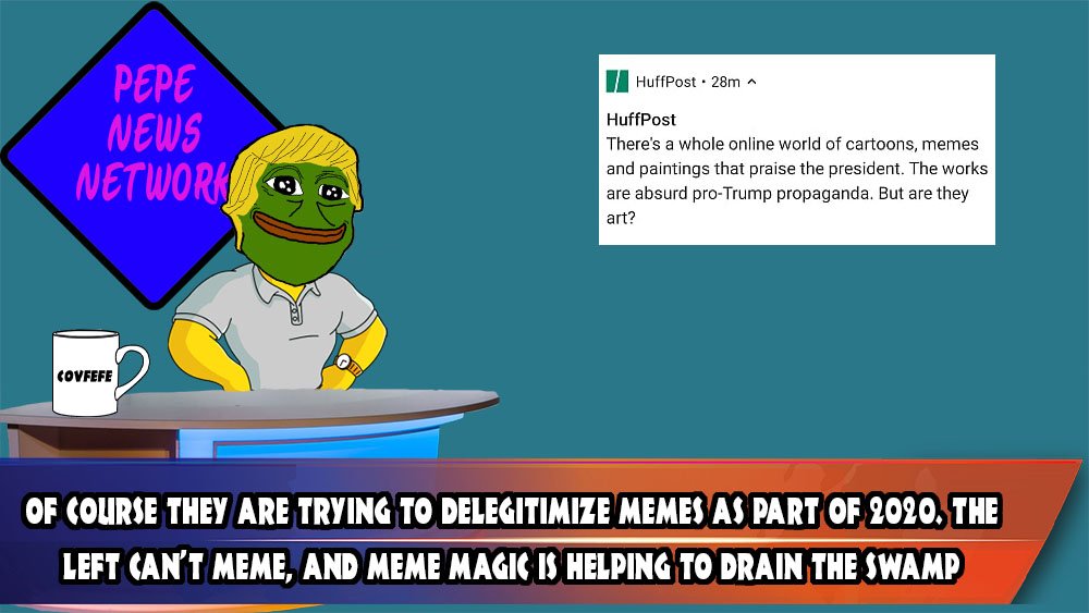NetworkPepe's tweet photo. Meme magic will carry us through 2020
You know its powerful, that's why they attack it!

#MemeMagic
#Kek
#DrainTheSwamp
#MAGA2020
#WeAreTheNewsNow
#TheGreatAwakening
#WWG1WGA https://t.co/rFGyqMRSUm