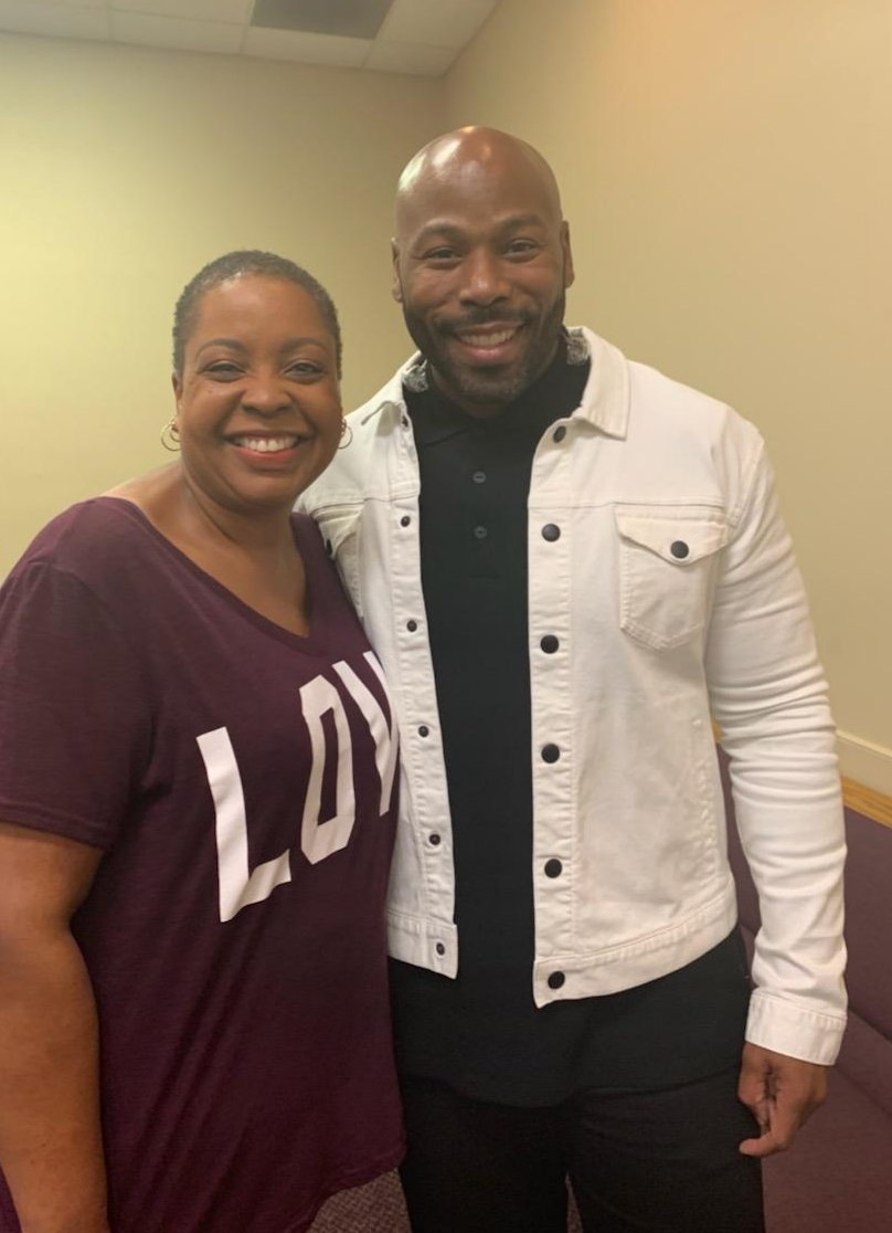candicejarnold's tweet photo. Always great to see @AnthonyEvansJr when he visits @ccsouthbay
#ccsb #altared https://t.co/ki03fw0Xld