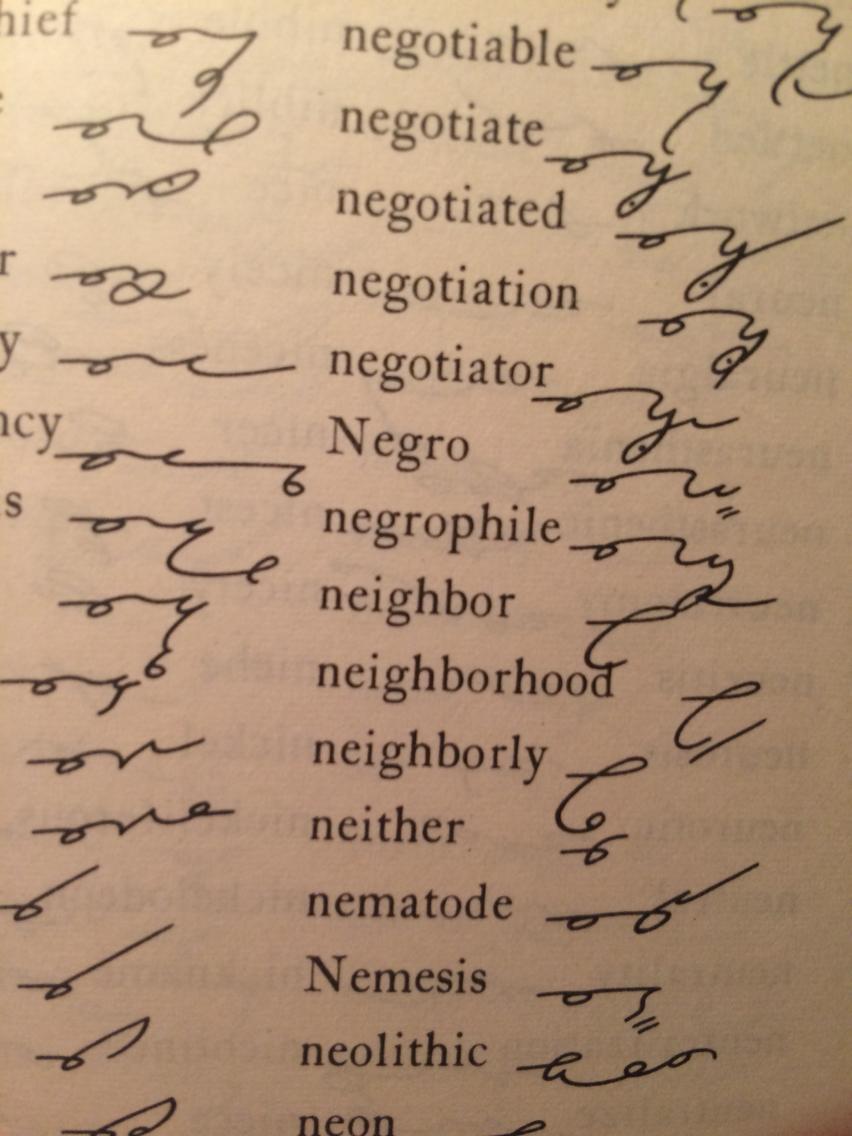 'Negrophile... High #school shorthand #book from 1949' #cool #wtf #pics