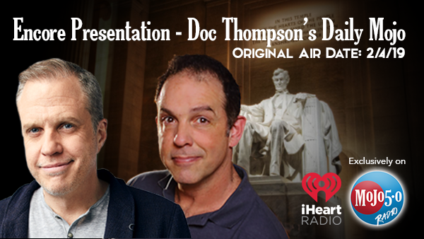 Once again, we're going to play an encore presentation of Doc Thompson's Daily Mojo on this Memorial Day, Monday, 5/27 at 8am ET.  This is Doc's final Monday broadcast from the Mojo 5-0 Radio studios.  #DocThompson #TheDailyMojo #BradStaggs #WhatILearnedToday.