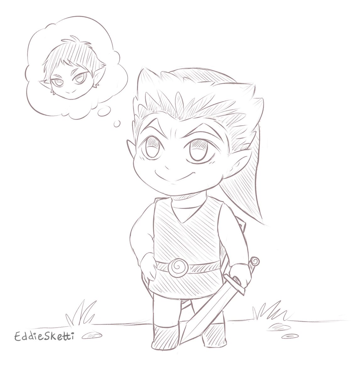 Wind Waker!Bokuto patron sketch request :) 