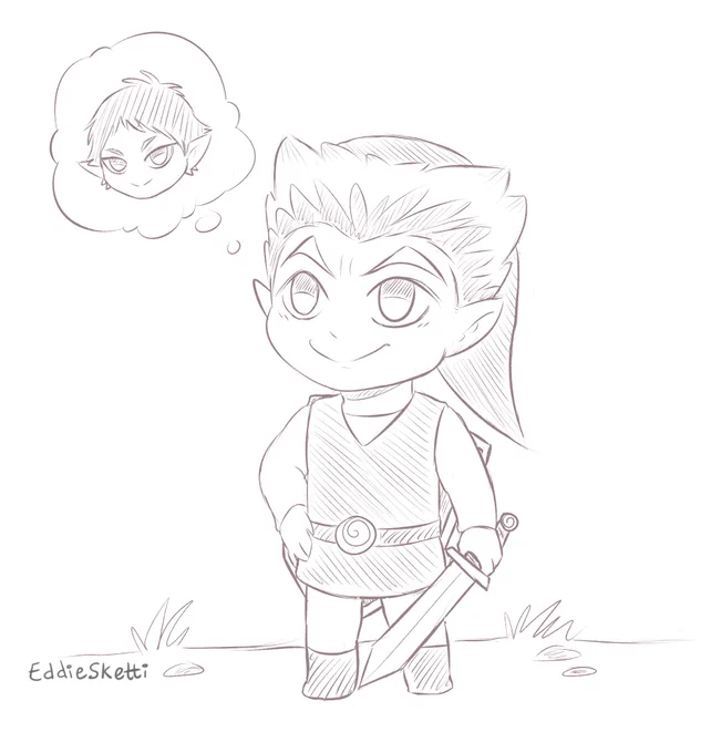 Wind Waker!Bokuto patron sketch request :) 