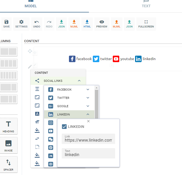 SA Email Builder v5 available ! Create cross platform and responsive emails with online tool build with <a href="/quasarframework/">Quasar Framework</a> and <a href="/vuejs/">Vue</a> ! Possibility to upload MJML, control the breakpointm etc... app.emailbuilder.top