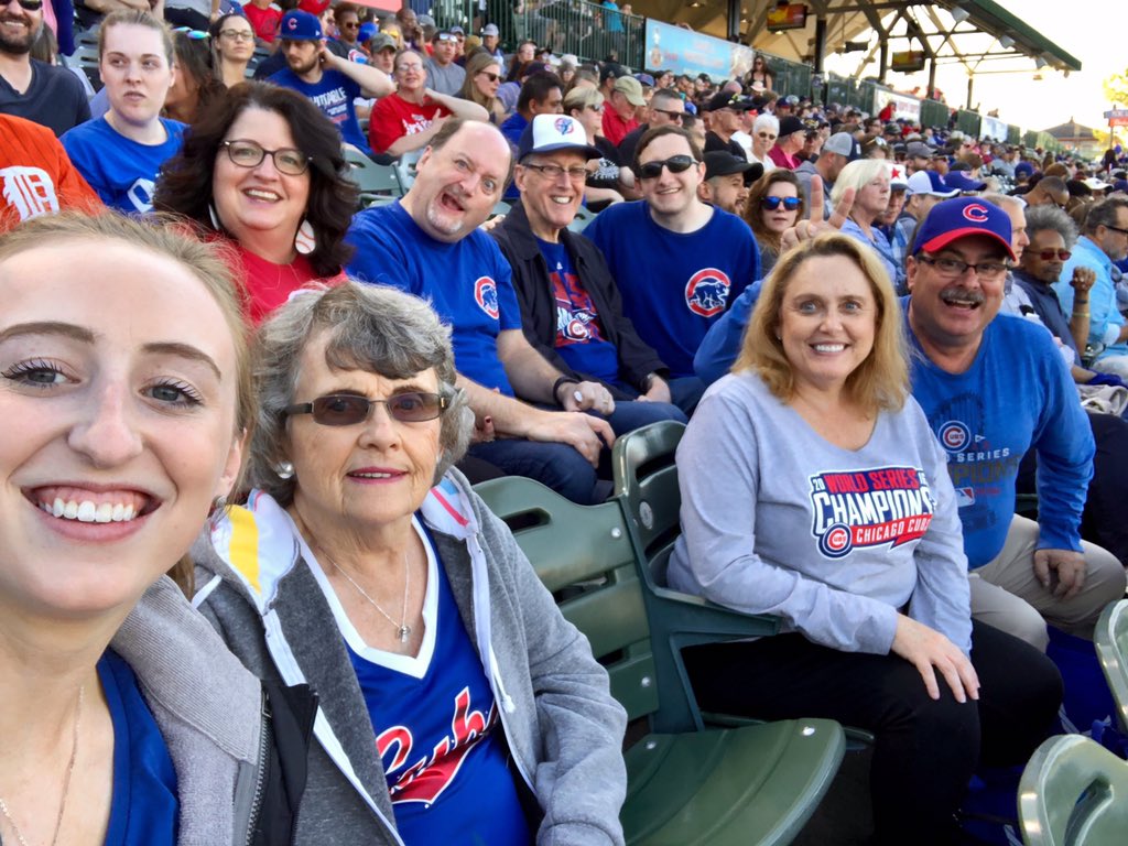stemplin's tweet image. Go Cubs Go⚾️ Enjoying a game with the family❤️ #sbcubs
