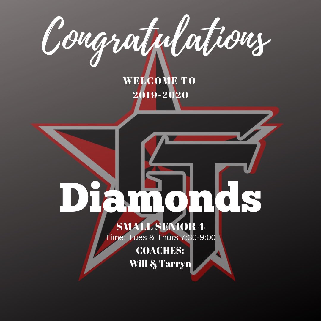 GT_Diamonds's tweet photo. Congrats to everyone who made Diamonds 2019-2020!!! #TRUST https://t.co/eRSMgLtRxw