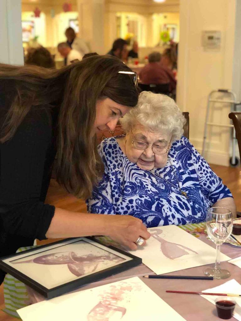 BrookdaleLiving's tweet photo. The wine and paint sure were flowing at this watercolor and wine night at Brookdale Brookfield! Are paint nights your thing? 🍷 🎨 #redefineaging https://t.co/9dNPQsiWAf