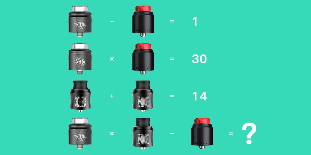 wotofoofficial's tweet photo. It cost me 7 minutes to calculated the result.
How about you, what's your answer?

https://t.co/nKHz0iAy09
#wotofo #vapelife #wotofam #vaping #vapeon #profilerda https://t.co/qYM22CqW5d