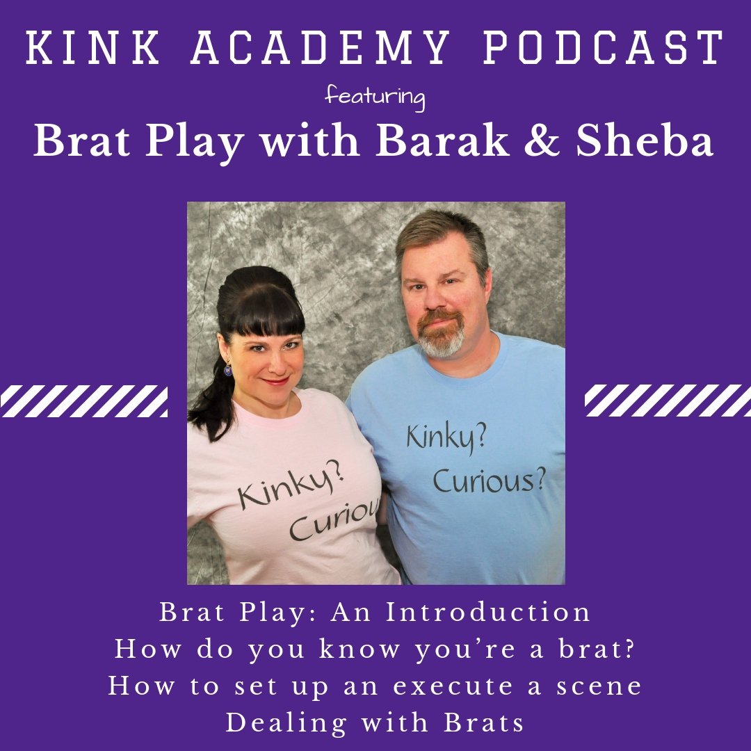 According to <a href="/BaraknSheba/">Barak N Sheba</a>, letting out your inner "Brat" leads to play filled with humor, banter, and most of all kinky sexy ENERGY. They tell you just how to enjoy it for yourself on our podcast: ed.gr/bkd2p