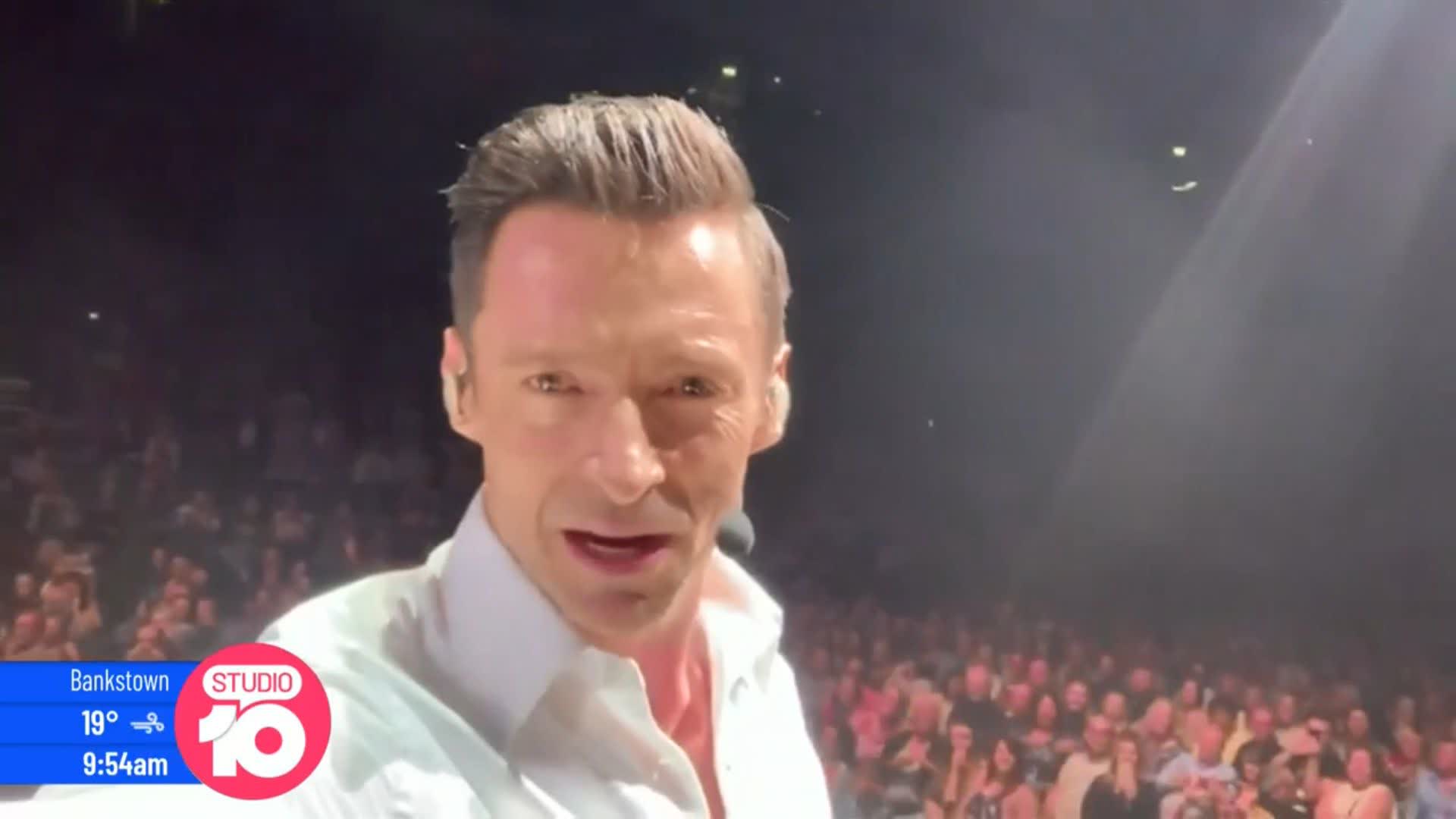 Hugh Jackman led a 50,000+ crowd to help him wish Ian McKellen a Happy 80th Birthday! 