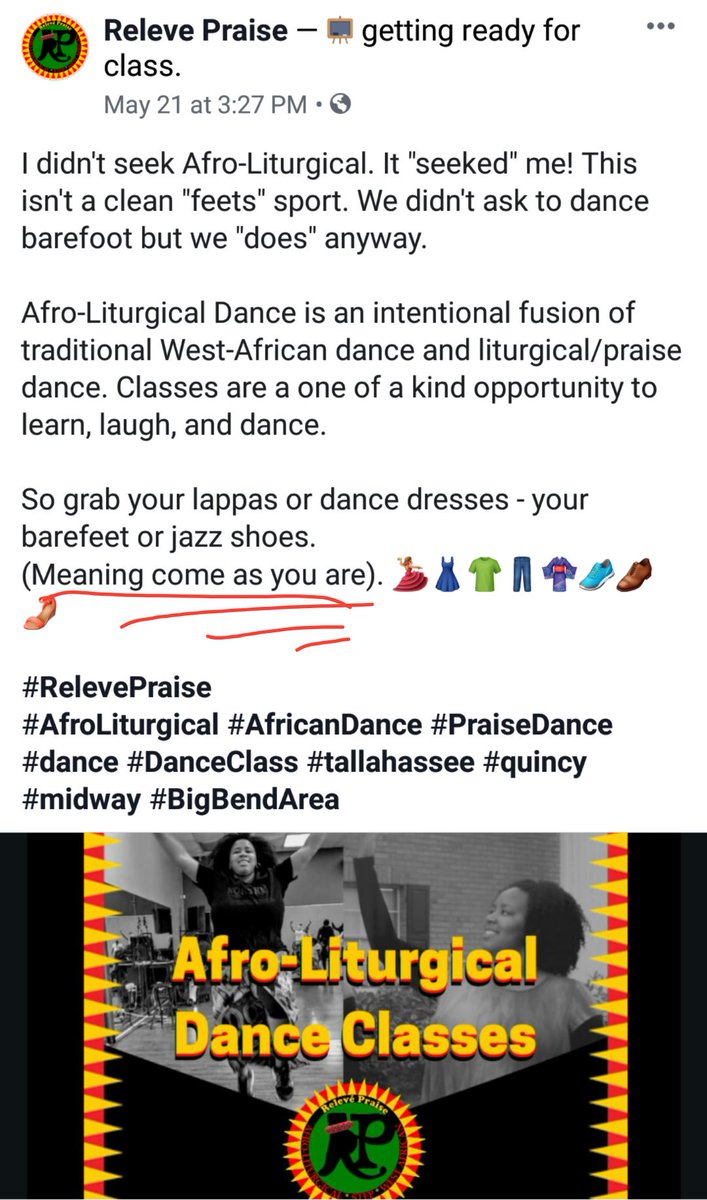 RelevePraise's tweet photo. @SunilaRogers @NOTKarltonBanks This is especially hilarious 😂 to me because I hesitantly used "come as you are" in my event description just the other day for dance classes. I was so hesitant because I can see someone showing up like that. 👙 Like @NOTKarltonBanks said, that's not what I meant literally. https://t.co/ZoB2GEgsDO