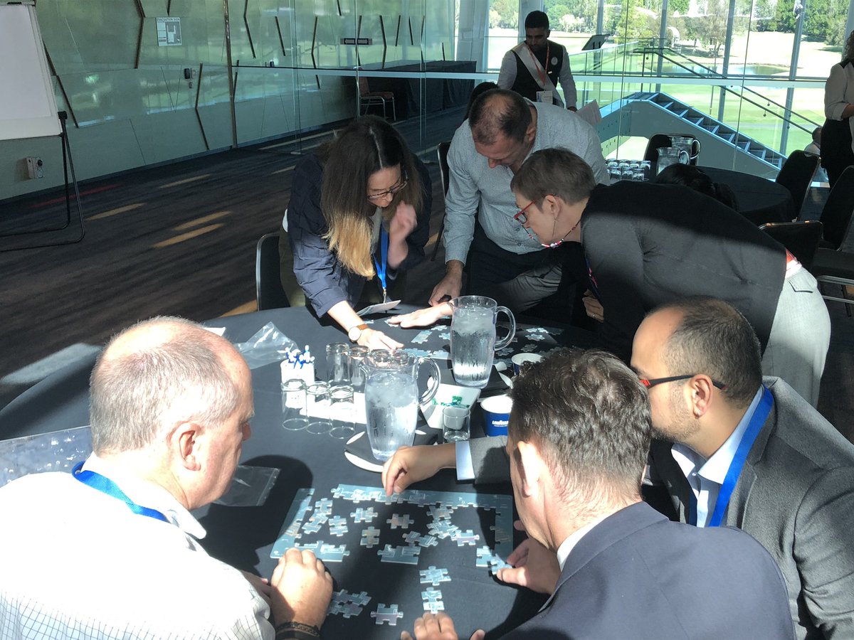 PMO_Solutions's tweet image. #pmosolutions puzzle session, lots of fun #goodpmo understands financial terms and can interpret the numbers #pmiac19