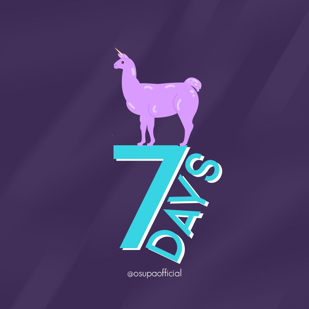 Can you believe it?! We are #launching in just 7 days time! For all things llama-tastic and moon magical, make sure you like our page. We'll be announcing our official web link next monday at 1:30pm GMT+13! 🌙 #osupaofficial