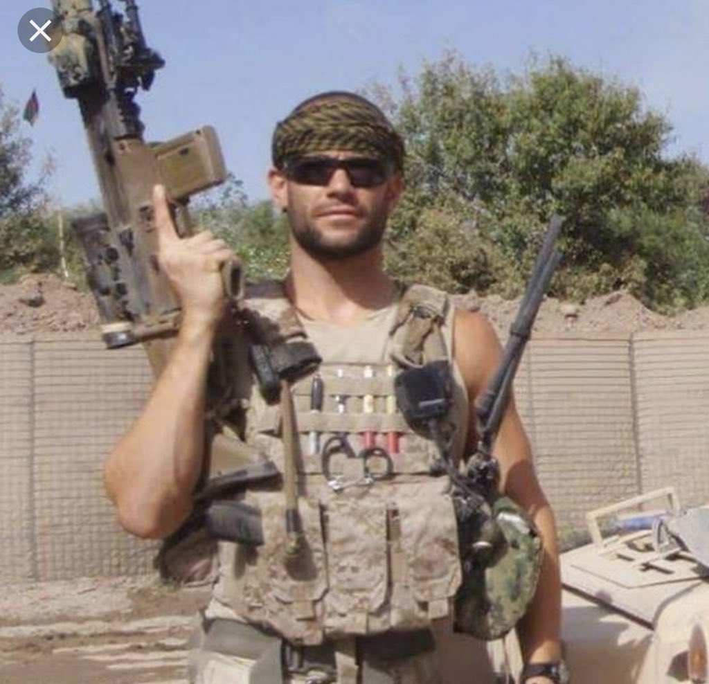 Brett Marihugh. The most motivating and entertaining guy in our BUD/S class. Told stories for hours about his time as a cop before he joined. He pretended to be a doctor so he could visit my hospital room in Afghanistan and check up on me after I got hit by an IED.