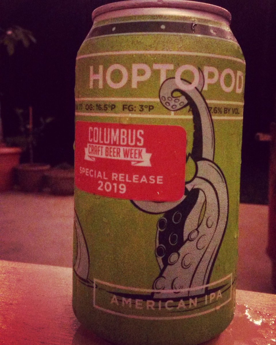 crsimp01's tweet photo. @RoyalDocksBrew Hoptopod AIPA @OhioCraftBeer #columbuscraftbeerweek https://t.co/K1fw8ZLBoe