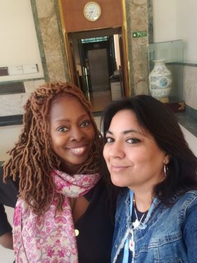 MsLaToshaBrown's tweet photo. I ONLY participate in organizations that I truly believe in. I am a proud board member of the @USHRN. We are a U.S. based human rights network led and created by people of color.  Here is a photo with our Executive Director Rosalee Gonzalez at the UN in Geneva.#HumanRights #USHRN https://t.co/cV8L8wY5VR