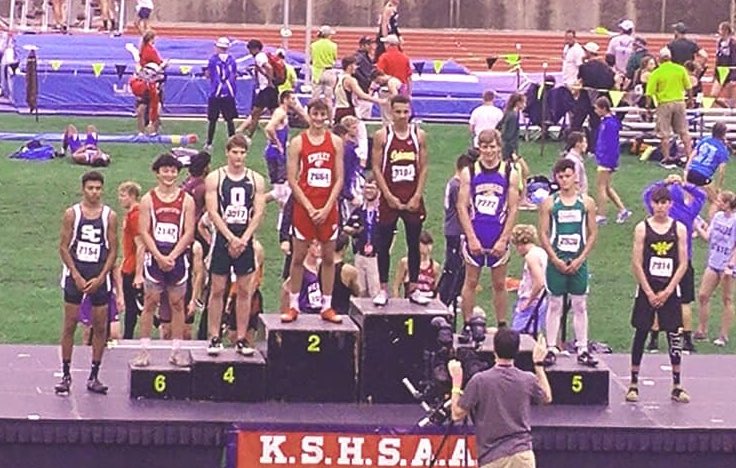 Tyler881499's tweet photo. Wouldn’t wanna end my career as a coyote any other way #StateTrack2019 https://t.co/ktbAi570Cc