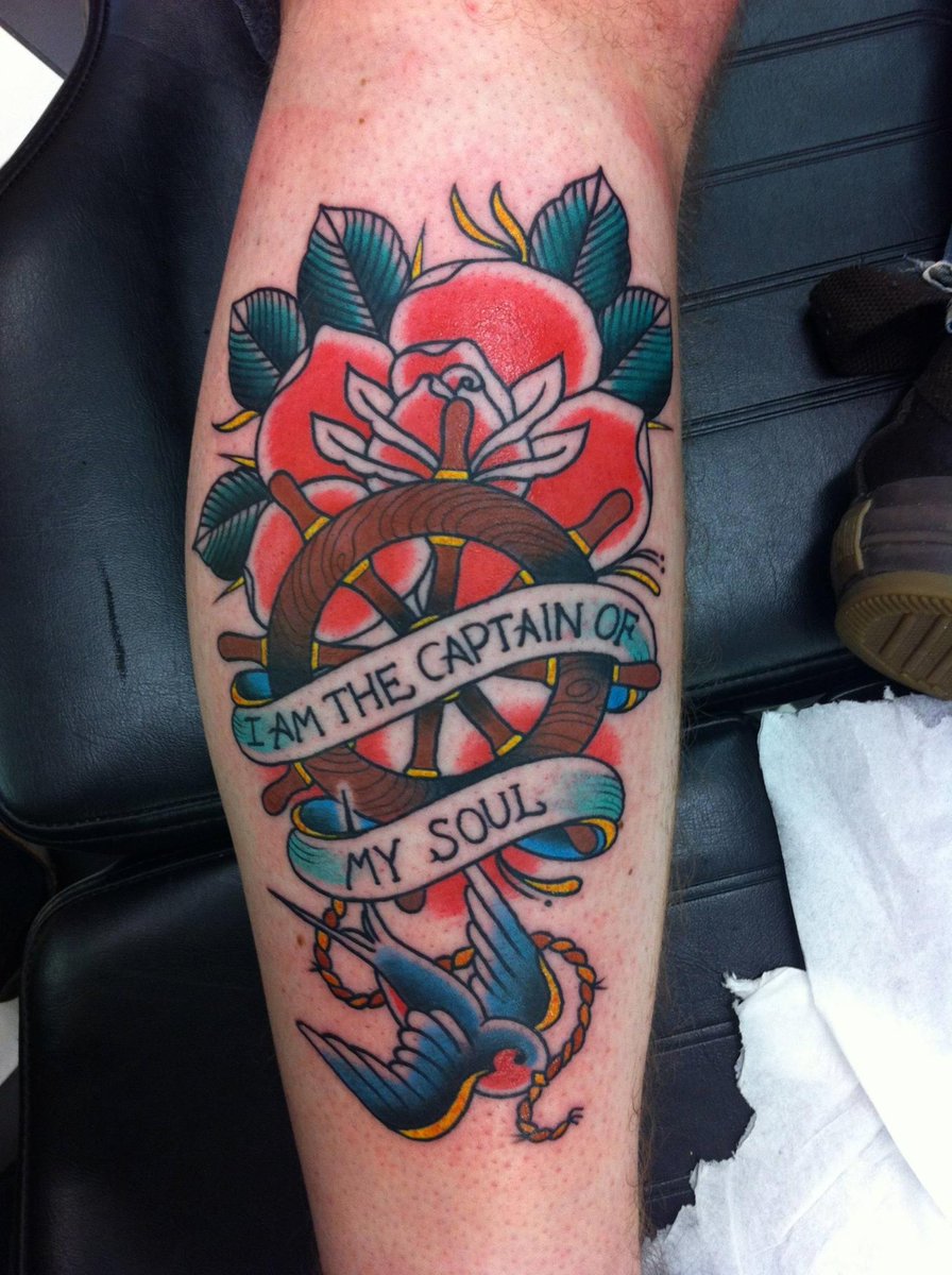 KellyKhamp's tweet photo. "Invictus, my first #tattoo Steve #Richardson, Skunx Tattoo, #London" #tattoos #ink #pics https://t.co/kFJ1x7xbFE