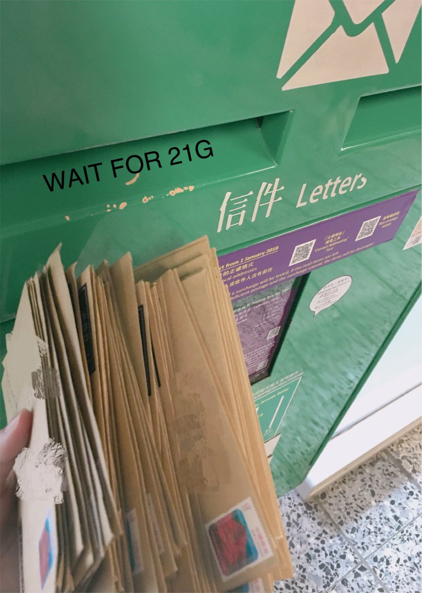WAITFOR21G's tweet photo. (HK group) All letters have been sent out this morning 🙏🏻❤️
#Waitfor21G 
#Sunggyu #Sungkyu https://t.co/DALh5UOV2l