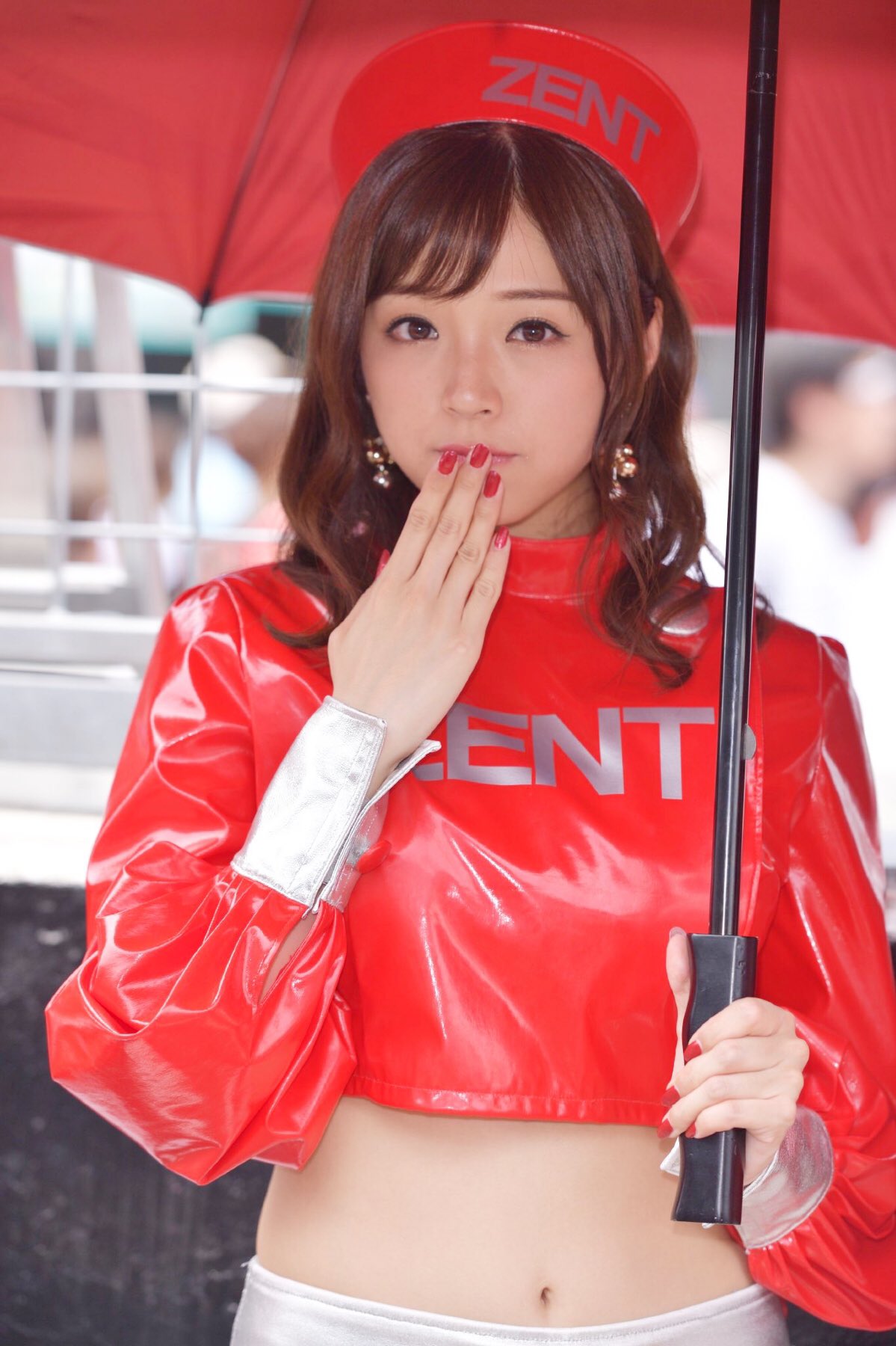川村那月 レースクイーン衣装