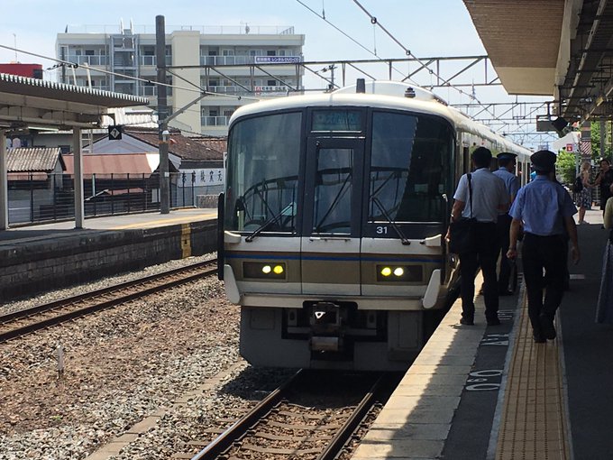 大和路線の郡山駅で人身事故の現場画像