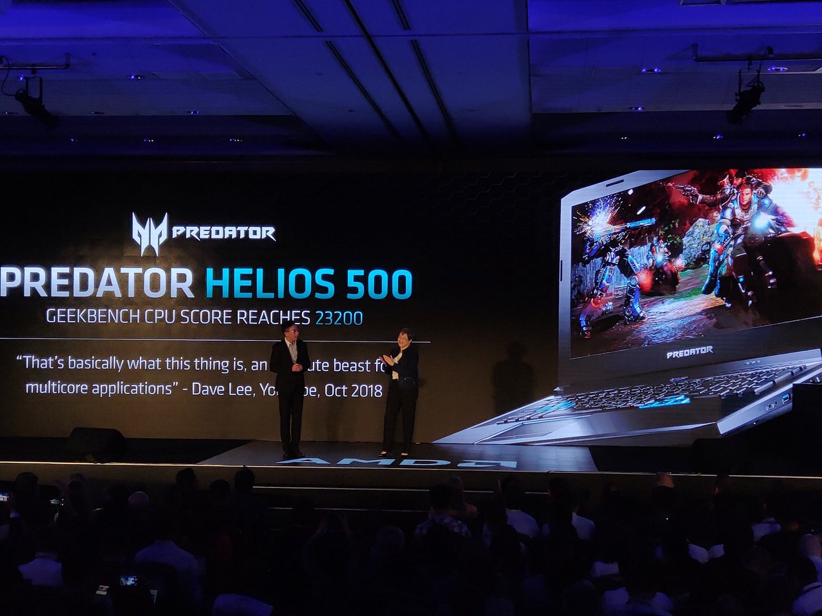 notebookitalia's tweet photo. Acer parla del successo del Predator Helios 500 con AMD #acer #amd #predatorhelios500 https://t.co/iuGoi0uYis