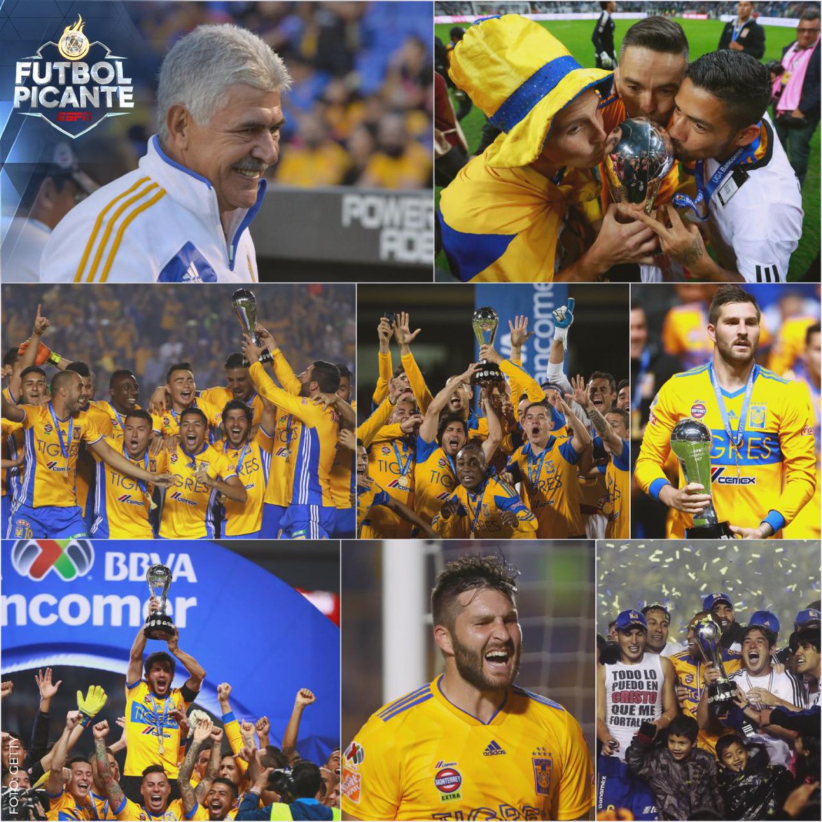 futpicante's tweet photo. Tigres, el equipo de la década en el futbol mexicano 😎

🏆AP 2011
🏆AP 2015
🏆AP 2016
🏆AP 2017
🏆CL 2019

🌟 Los felinos igualan en el quinto escalón histórico de la #LigaMX a Pumas con 7 campeonatos. https://t.co/J1CAo896QR