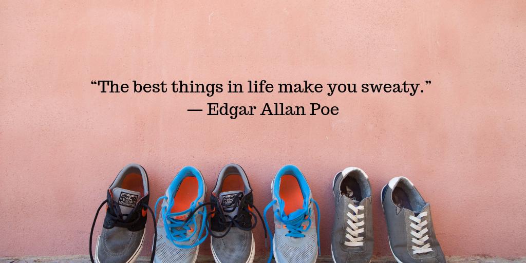 thegreatdagmaru's tweet photo. “The best things in life make you sweaty.”
~ Edgar Allan Poe
"Except maybe writing."
~ Me
#MondayMorning #MondayThoughts #MondayMood #MondayMotivation #quotestoliveby #quotesaboutlife #inspirationalquote #writing #WritingCommunity #amwriting #humor #amcool https://t.co/ypQfVTsED9