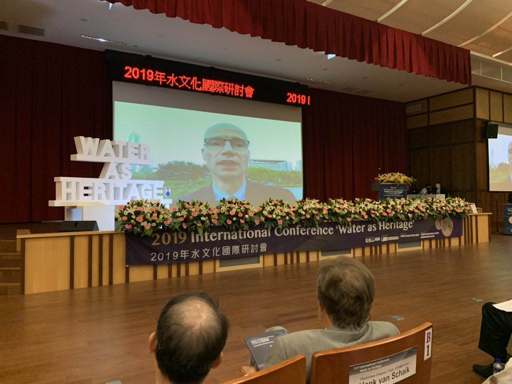 AndrewSPotts's tweet photo. “I argue that heritage can & should have a greater role in international water policy discussions” - @henkovink Special Envoy for Intl Water Affairs, addressing the “Water as Heritage” International Conference. #climateheritage #SDG11.4 #SDG6 #SDG13 #WaMuNet https://t.co/nc9s8A6jkt