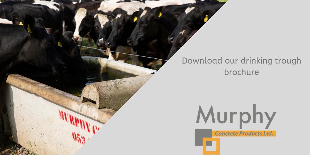 At Murphy Concrete, we provide high quality precast drinking troughs to help customers to improve their water systems. We have drinking troughs in a range of sizes in both bottom and top fill styles. To read more, download our brochure #precast #concrete bit.ly/2ZZloK9