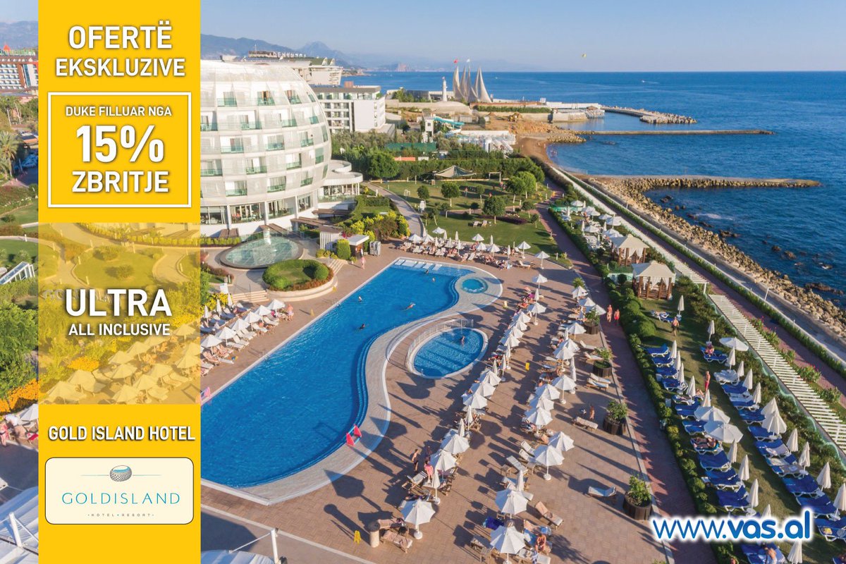 VasTour's tweet photo. 😍ANTALYA - OFERTE EKSKLUZIVE😍
🏩Gold Island Hotel🏩
😍Duke filluar nga 15% zbritje😍
😍ULTRA All Inclusive😍

https://t.co/kUI5pVhWLK ose ne agjencine tende te PREFERUAR - member Vas Tour
#JoinUsLoveVas https://t.co/qK6eBHOZ45