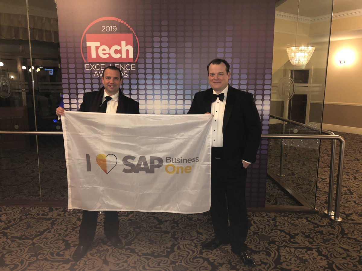 It wasn't to be on the night... still proudly flying the flag for the #sapbusinessone community at the #techex19 awards! #ignitar #sap #cloud