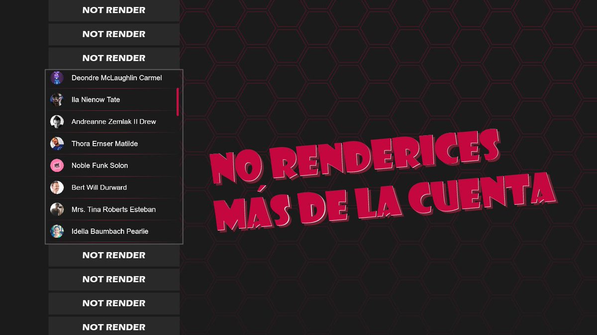 nocountry4geeks's tweet image. 📢 Volvemos a las andadas! ¡Nuevo Post! No renderices más de la cuenta 👨💻 @_ivanrodri_ 🌍 Virtualización en #React - #reactwindow #virtualizacion #javascript 👉 nocountryforgeeks.com/no-renderices-…