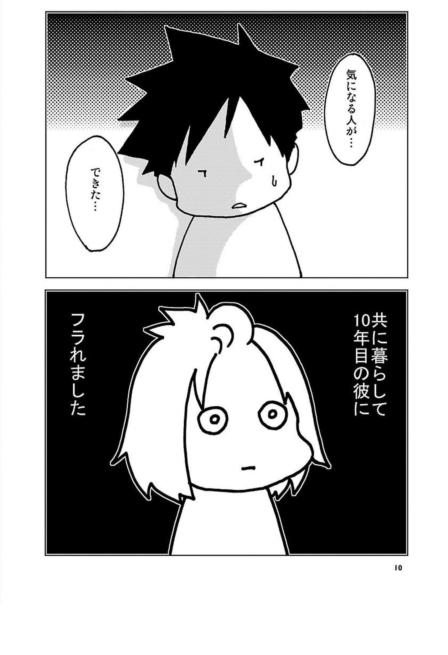 山崎から君へ 出典 アマゾン読み放題 全1巻 タイトル通りな作品 ラブラブだった頃の4コマをあえて掲載する作者さんに敬意 相手への憎しみだけではなく 悲しみや情や親族への対応など若いカップルにない複雑さを感じた 作者さんに素敵な相手が現れます