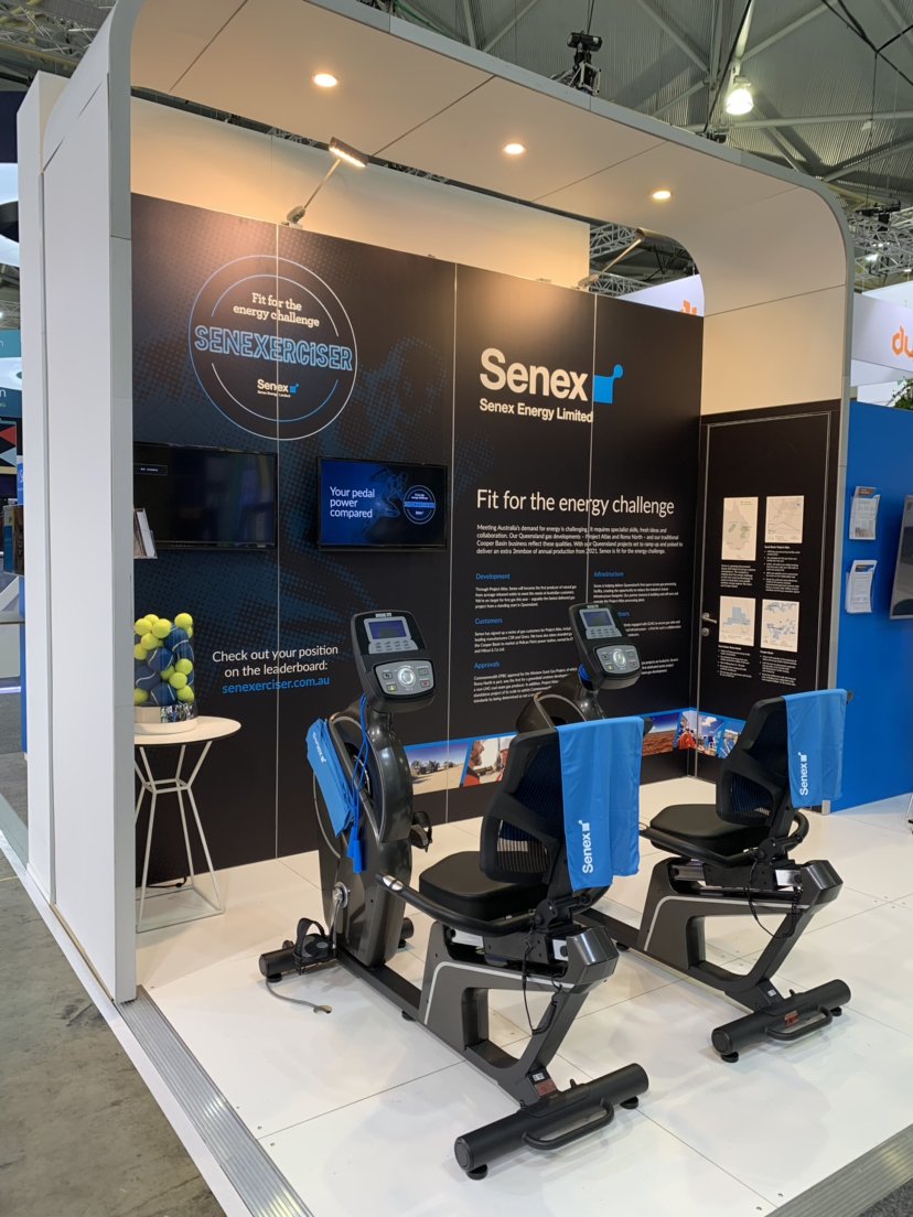 senexerciser's tweet photo. We’re fit for the energy challenge. Welcome to @APPEAConference. Visit @SenexEnergy at stand 146; try out the #Senexerciser to win a $500 Rebel voucher. First 100 to try will receive a Senexerciser t-shirt #APPEACONF https://t.co/tpBmpaWDep