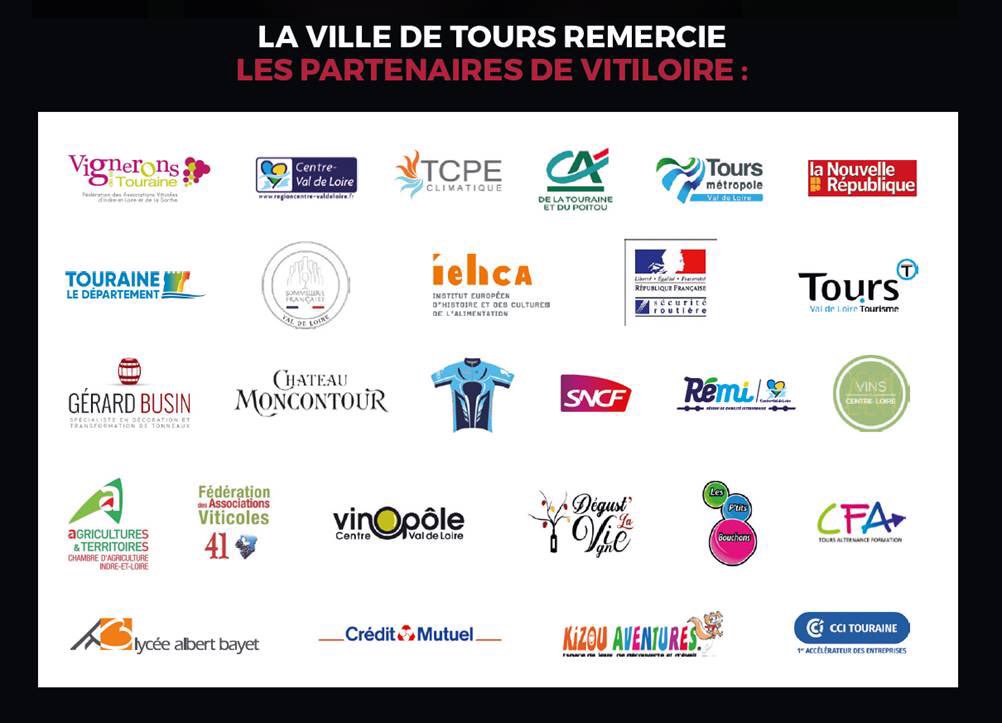 La @villedetours remercie les partenaires de #Vitiloire pour cette 17ème édition record ! #Tours