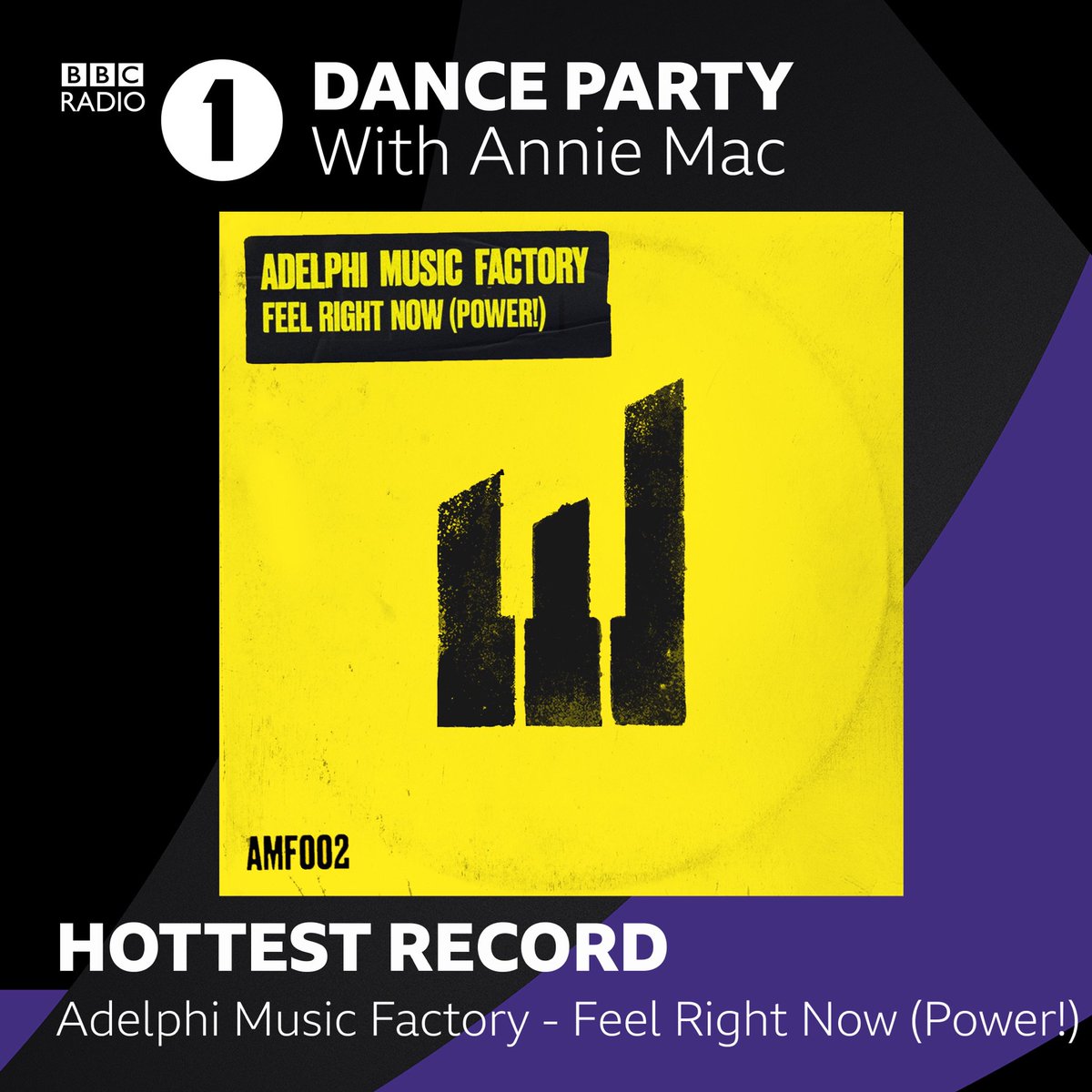 Back with another belter from <a href="/AdelphiMusicFac/">Adelphi Music Factory</a> and @AnnieMac made it Hottest Record on Friday! Link in bio 🚀