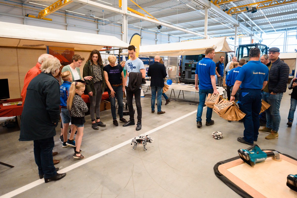 Ook <a href="/ThomBlankers/">Thom Blankers</a> was enthousiast: “Gaaf om te zien hoe jong en oud vandaag techniek heeft beleefd. Dit smaakt naar meer!” #maketechyours #deltaplantechniek @DTW2019 promotietechniekmb.nl/dtw2019-dag-va…