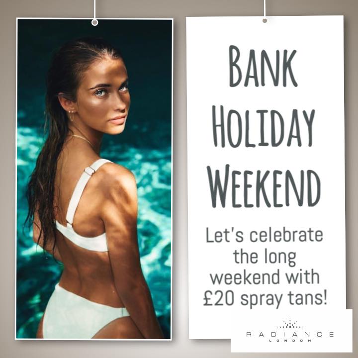Radiance_London's tweet photo. It's the last day of our bank holiday extravaganza! Come down to our Clapham South salon for that feel good feeling ☀️
#mondaymotivation #tanningcovered #tanning #summerglow https://t.co/VCsZf5zAdW